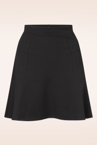Vintage Chic for Topvintage - Ally a-lijn rok in zwart