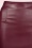 Vintage Chic for Topvintage - Lena lederlook pencil rok in wijnrood 3