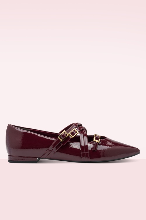 Tamaris - Jany Ballerina Flats in Merlot