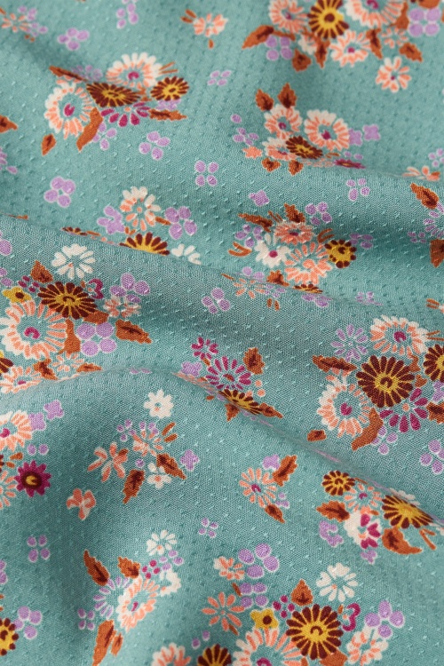 King Louie - Carina Revel Bluse in Silberblau. 4