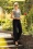 Vintage Chic for Topvintage - Elsie Stripes Jumpsuit in Schwarz und Weiß 