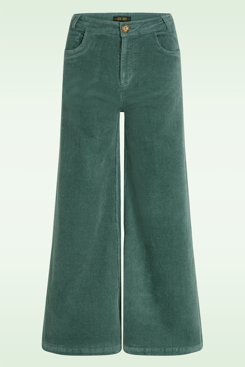King Louie - Peppa Cordhose in Matcha-Grün