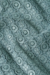 King Louie - Elia Branco Lace blouse in zilverblauw 4