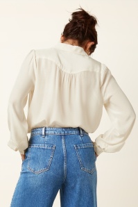 King Louie - Carina Sista blouse in ivoorwit  4