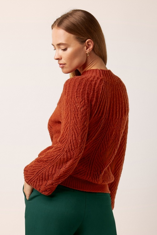 King Louie - Joanie Orcia Raglan Top in Spicy Brown 4