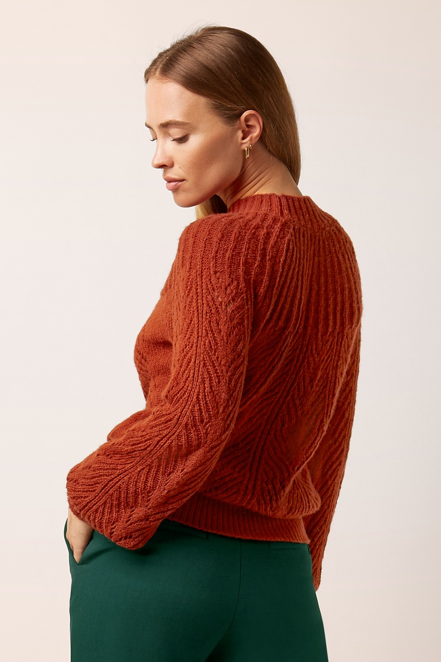 King Louie - Joanie Orcia Raglan Top in Spicy Brown 4