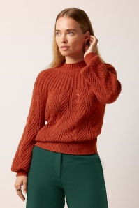 King Louie - Joanie Orcia Raglan Top in Spicy Brown