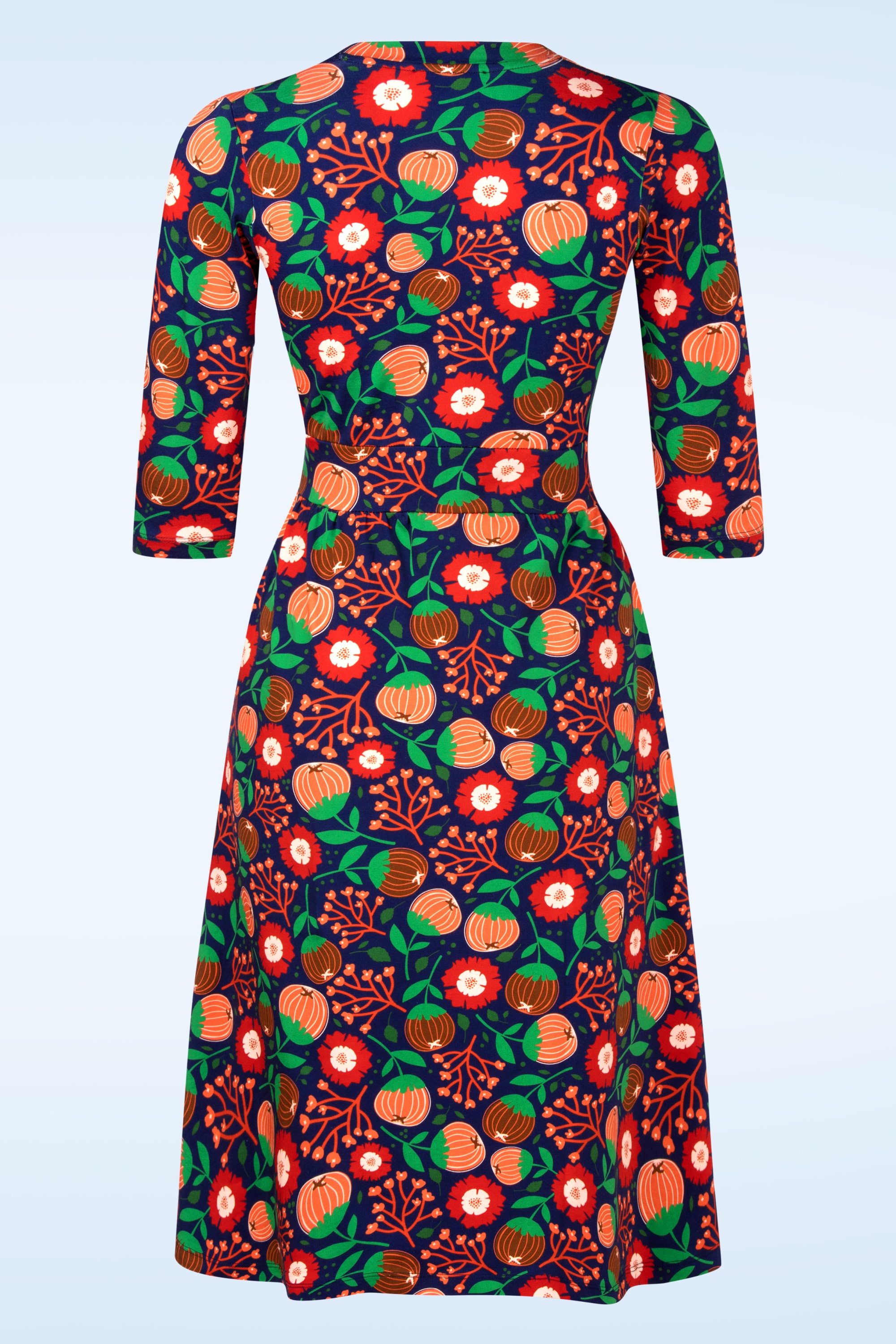 Cissi och Selma - Vera Hassel Rooibos Kleid in Marineblau und Multi 4
