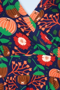 Cissi och Selma - Vera Hassel Rooibos Kleid in Marineblau und Multi 3