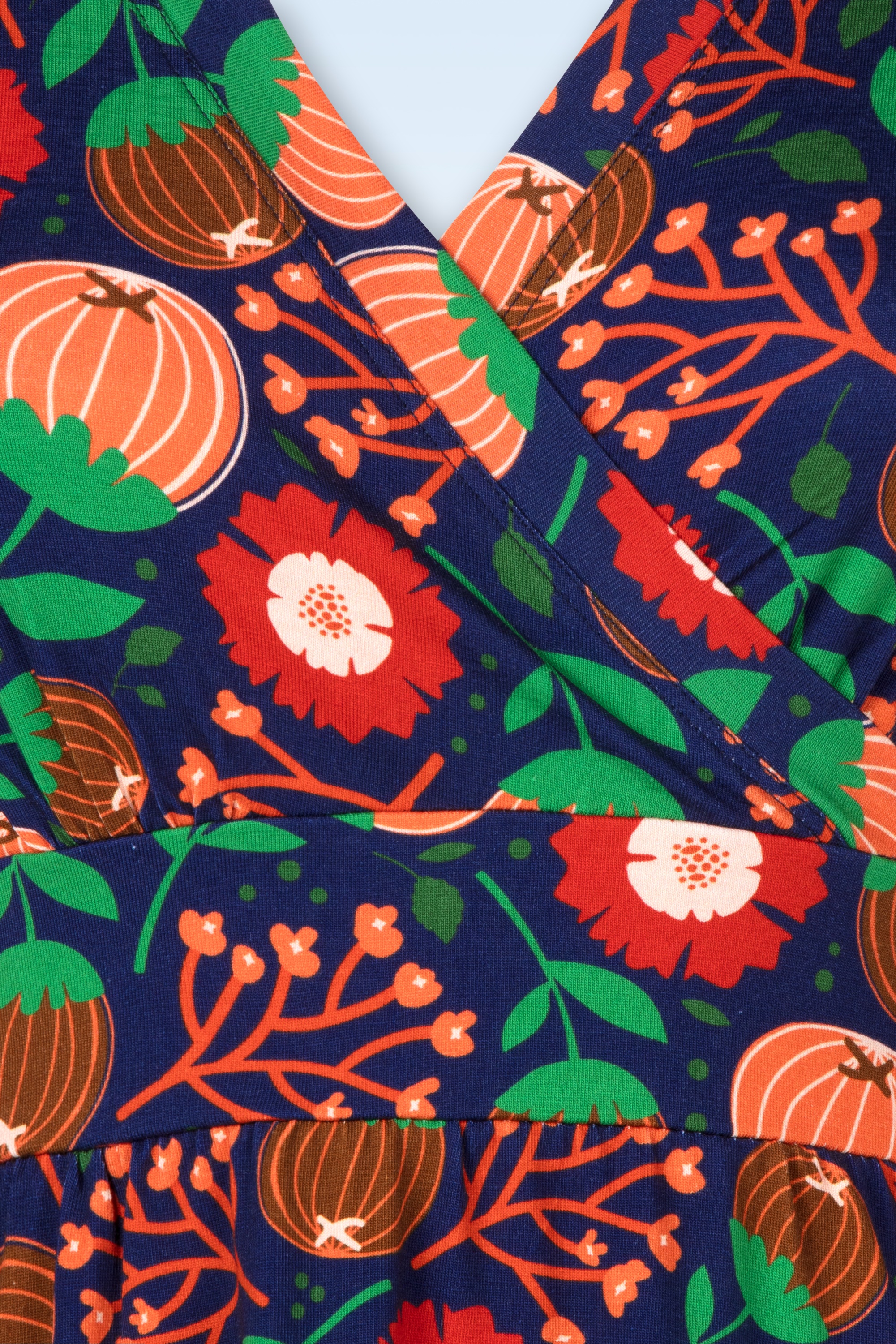 Cissi och Selma - Vera Hassel Rooibos Kleid in Marineblau und Multi 3