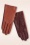 King Louie - Raina handschoenen van leder in porto rood 2