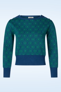 Circus - Pearl Strickpullover in Marineblau und Grün