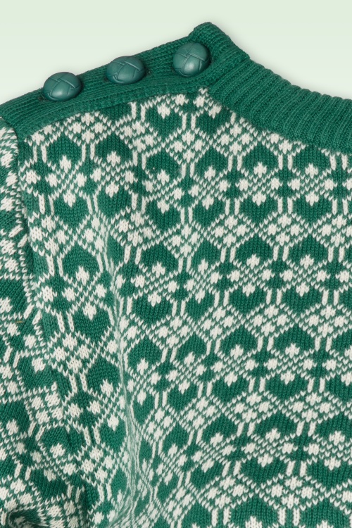 Circus - Pearl gestrickter Pullover in Waldgrün. 2