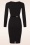 Vintage Chic for Topvintage - Rosie Bleistiftkleid in Schwarz 3