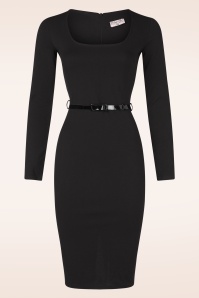 Vintage Chic for Topvintage - Rosie Bleistiftkleid in Schwarz