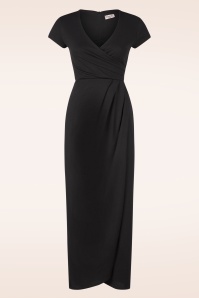 Vintage Chic for Topvintage - Meila maxi jurk in zwart