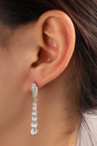Day&Eve by Go Dutch Label - Feel The Spark strass oorbellen in goud