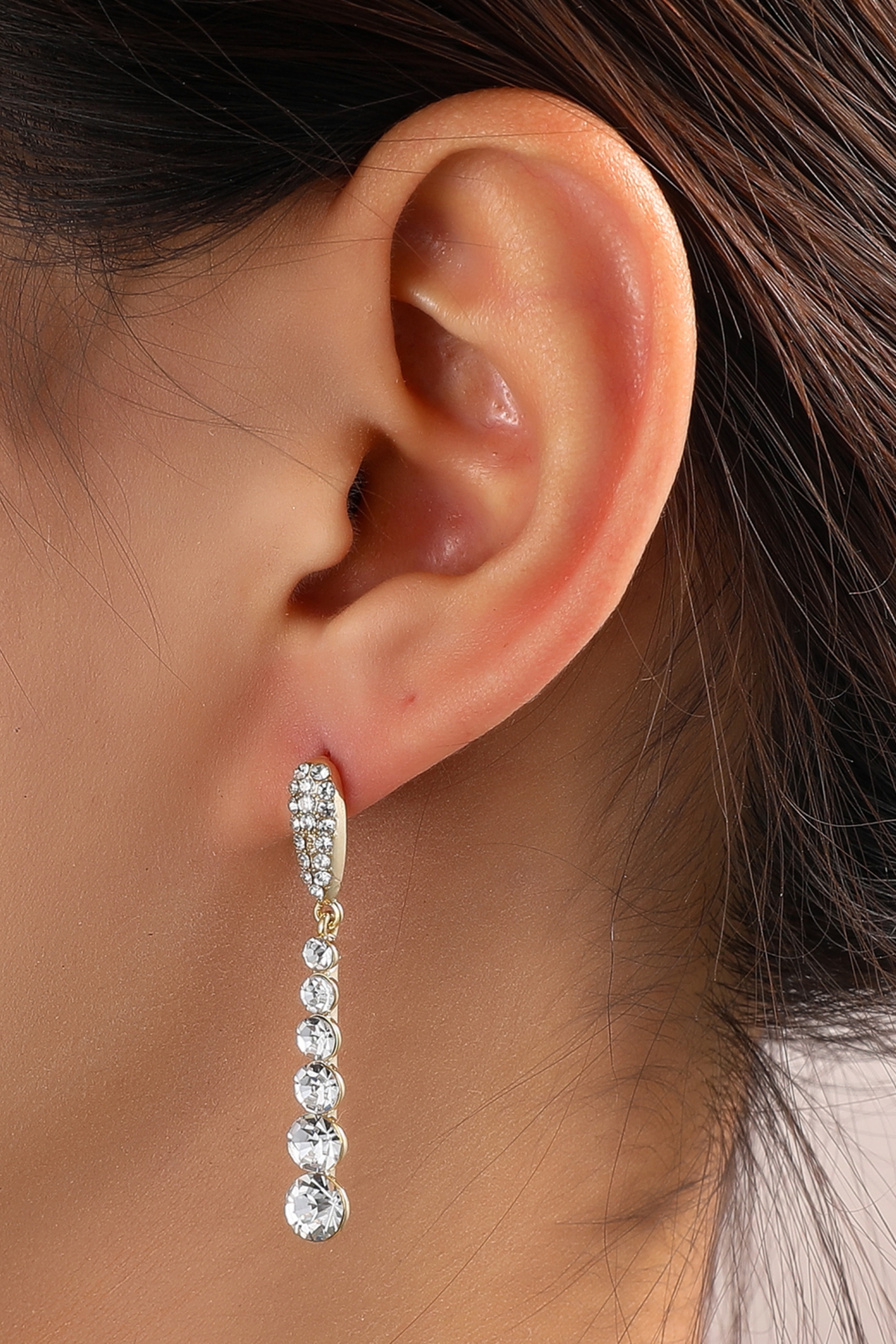 Day&Eve by Go Dutch Label - Feel The Spark strass oorbellen in goud