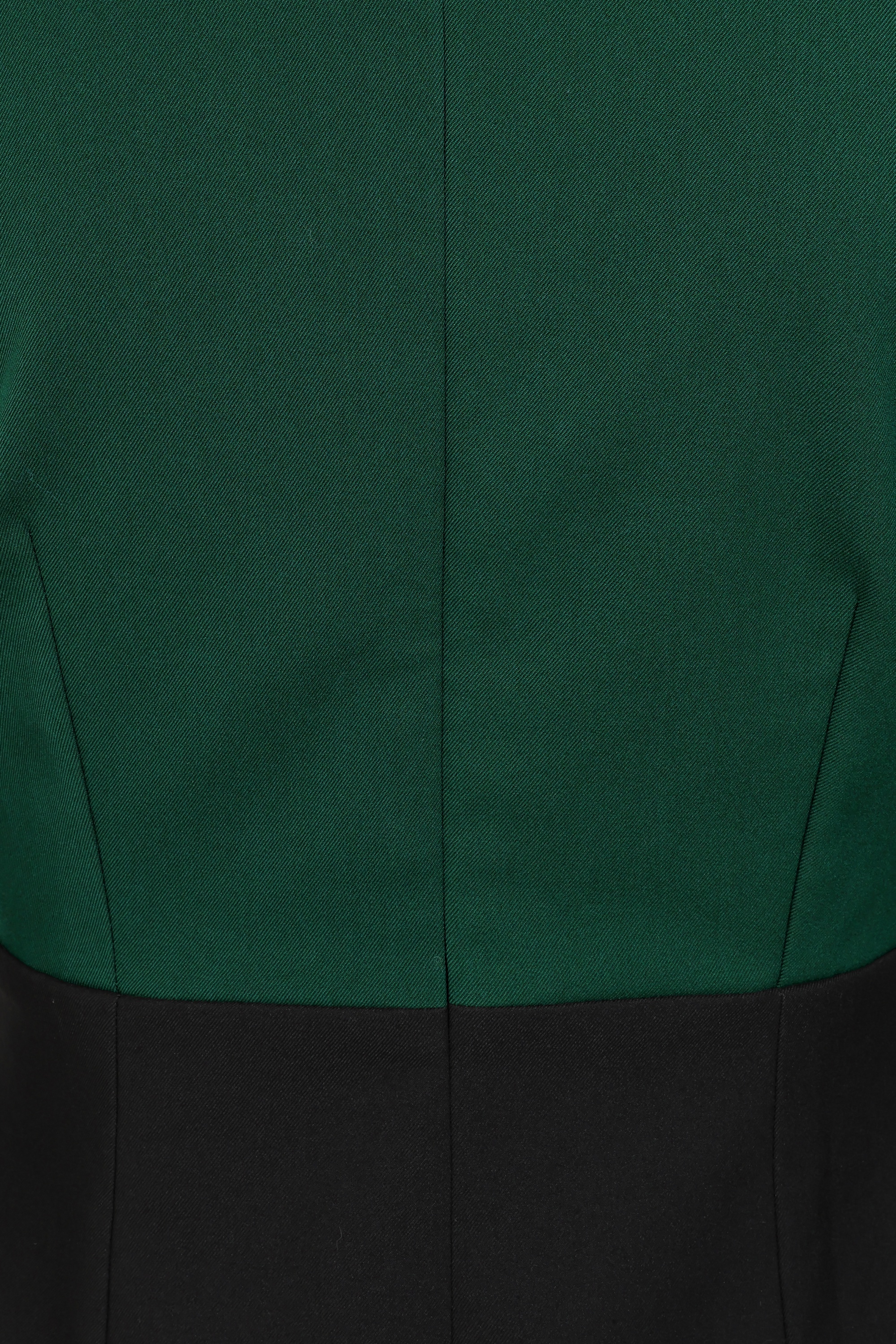 Glamour Bunny Business Babe - Dianne Two Toned pencil jurk in zwart en groen 6