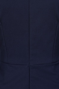 Glamour Bunny Business Babe - Vanessa Lee pencil jurk in navy 5