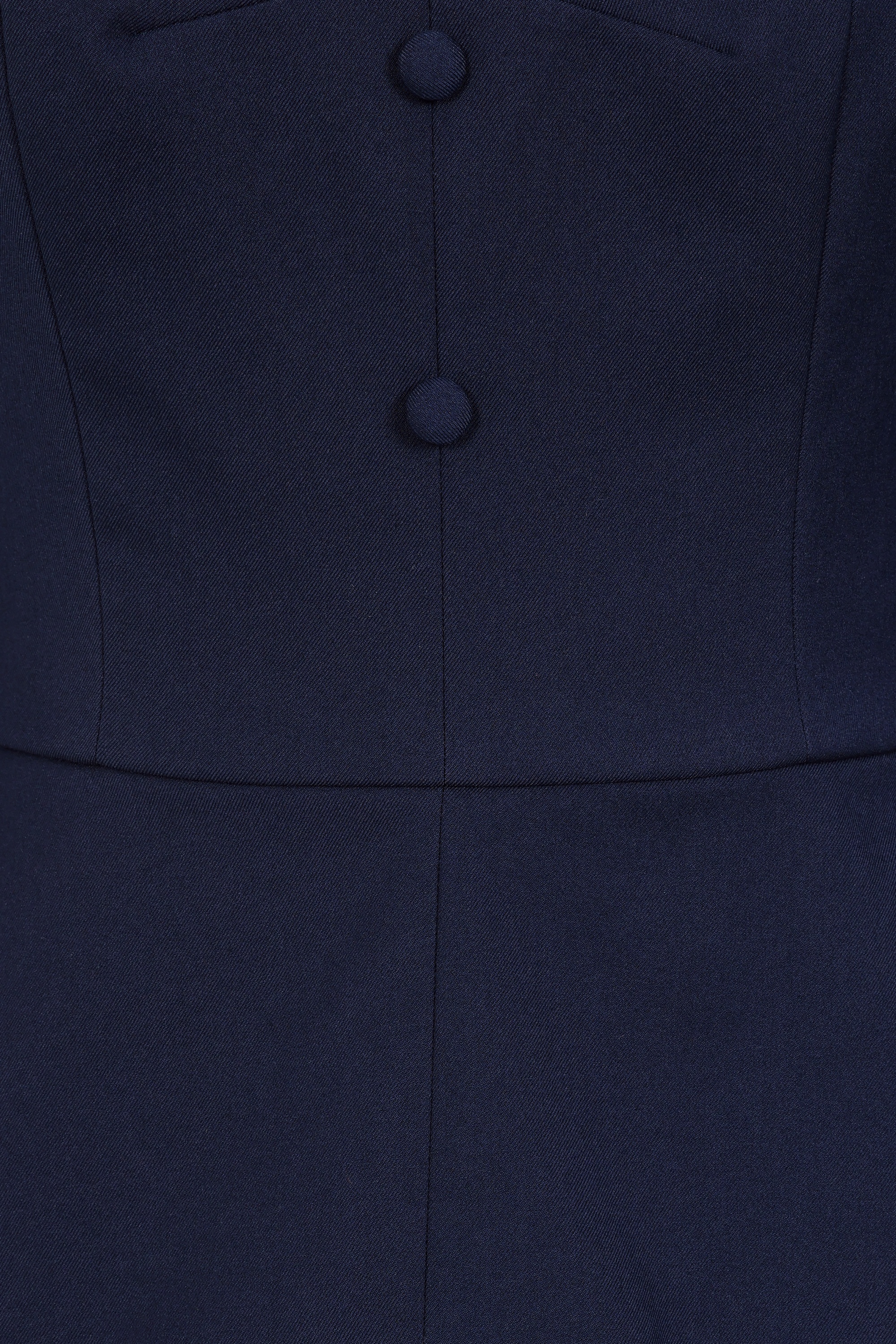 Glamour Bunny Business Babe - Vanessa Lee pencil jurk in navy 3