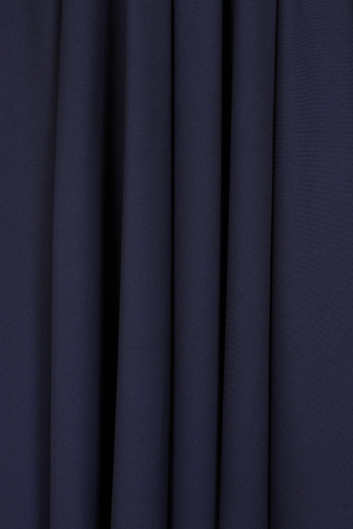 Glamour Bunny Business Babe - Glenda swing jurk in navy 4