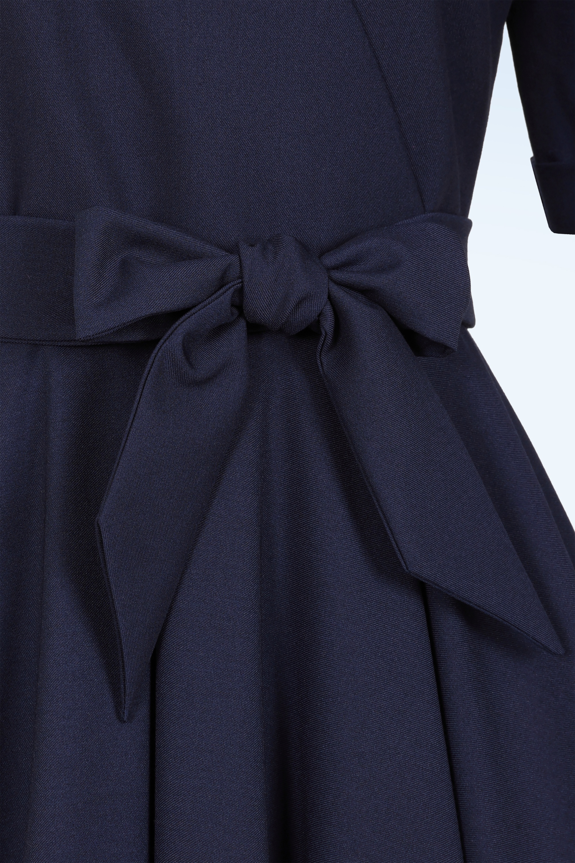 Glamour Bunny Business Babe - Glenda swing jurk in navy 3