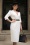 Glamour Bunny Business Babe - Robe crayon Miller en blanc impec