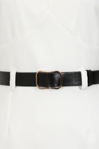 Glamour Bunny Business Babe - Miller pencil jurk in stralend wit 5