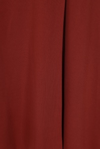 Glamour Bunny Business Babe - Veronica Travelwear jurk in roest 4