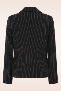 Glamour Bunny Business Babe - Diadora Pinstripe blazer in zwart 4