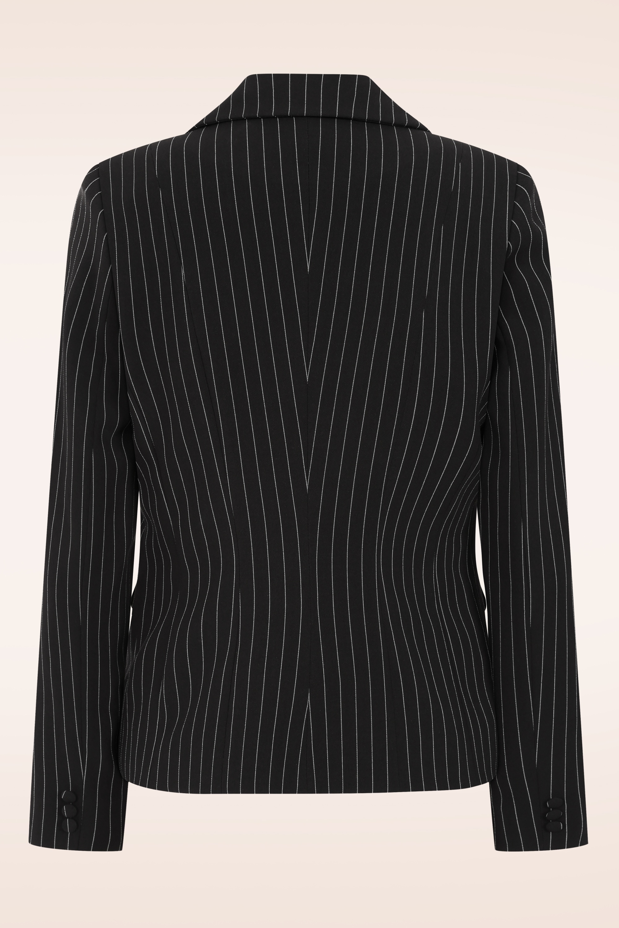 Glamour Bunny Business Babe - Diadora Pinstripe blazer in zwart 4