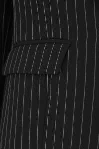 Glamour Bunny Business Babe - Diadora Pinstripe blazer in zwart 3