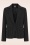 Glamour Bunny Business Babe - Blazer à rayures tennis Diadora en noir 2