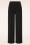 Glamour Bunny Business Babe - Diadora Nadelstreifen Stoffhose in Schwarz