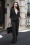 Glamour Bunny Business Babe - Diadora Nadelstreifen Stoffhose in Schwarz 2