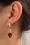 Day&Eve by Go Dutch Label - Stein-Dangle-Ohrringe in Gold und Braun