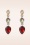Day&Eve by Go Dutch Label - Stein-Dangle-Ohrringe in Gold und Braun 2