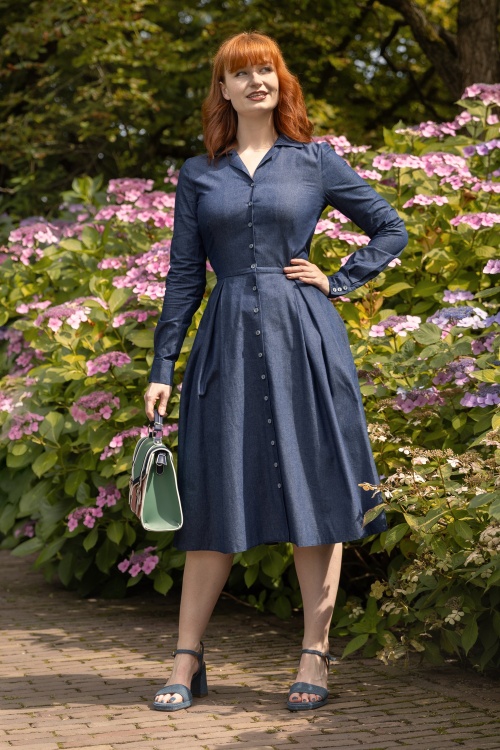 Femkit - Robe Valery en bleu jean