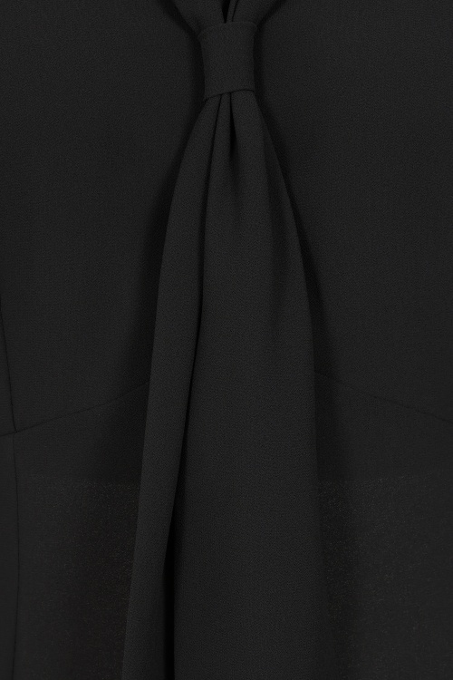 Glamour Bunny Business Babe - Sophia Lee Bluse in Schwarz. 2