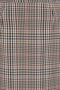 Glamour Bunny Business Babe - Nicky Checkered rok in beige 4