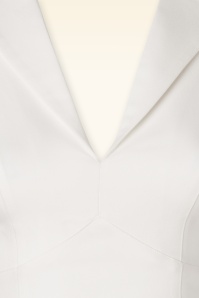 Glamour Bunny Business Babe - Dianne blouse in crispy wit 4
