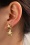 Day&Eve by Go Dutch Label - Double Star Stud Earrings in Gold 