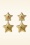 Day&Eve by Go Dutch Label - Double Star Stud Earrings in Gold  2