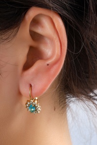 Day&Eve by Go Dutch Label - French Allure oorbellen in goud en blauw