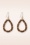 Day&Eve by Go Dutch Label - Perlen Tropfen Ohrringe in Braun 2