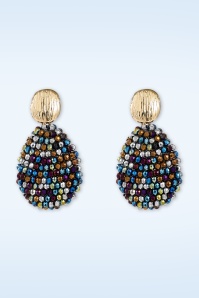 Day&Eve by Go Dutch Label - Small Disco Beads oorbellen in multi 2