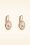 Day&Eve by Go Dutch Label - Oria Oval Ohrringe in Champagner 2