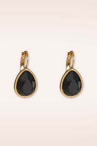 Day&Eve by Go Dutch Label - Dina Drop oorbellen in zwart 2