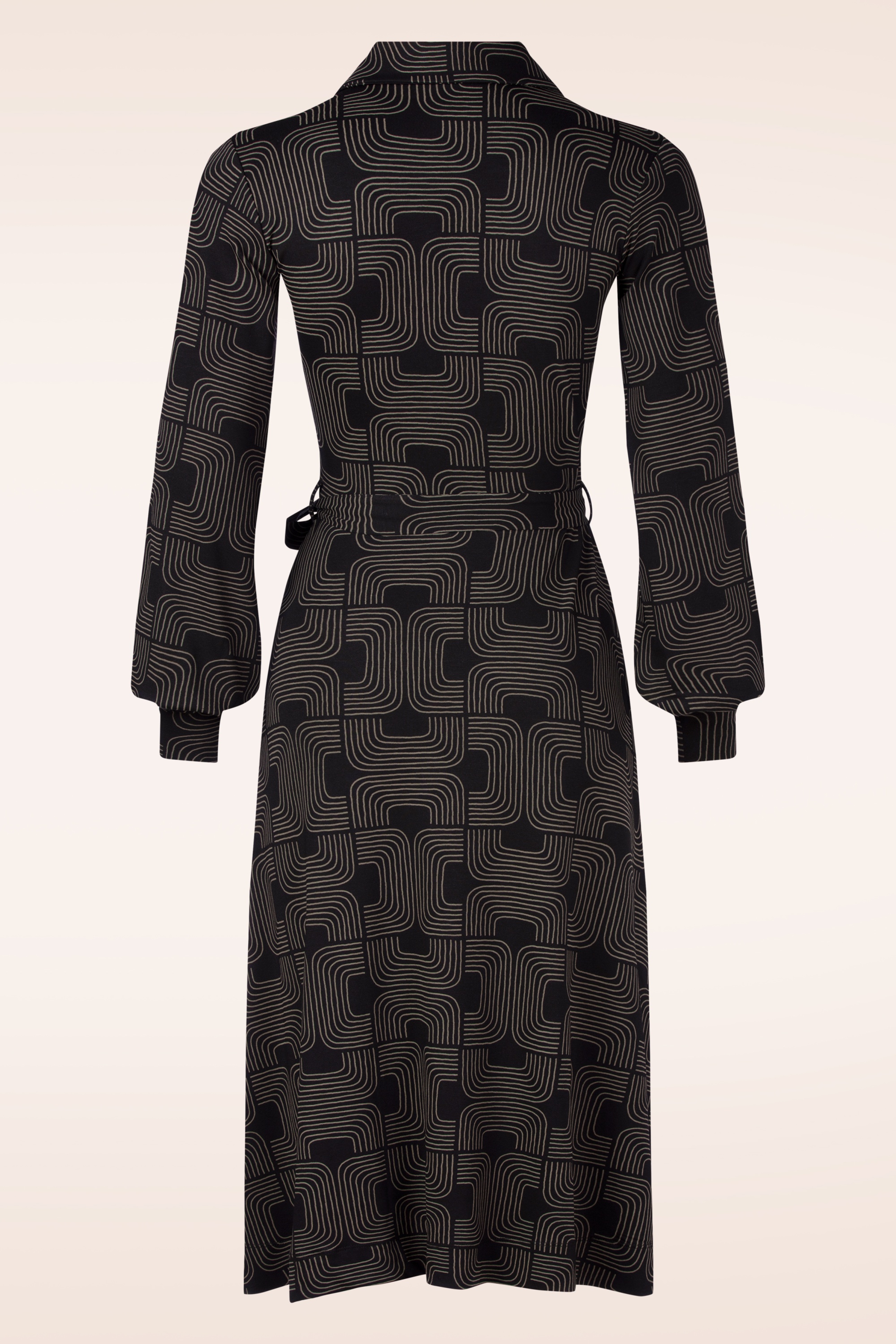 Mademoiselle YéYé - The Zipster Soul jurk in zwart 4